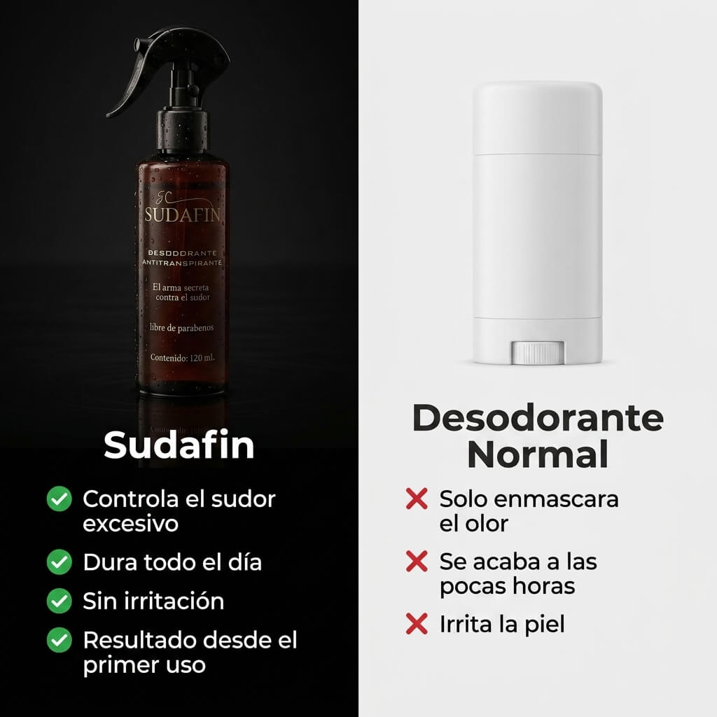 Sudafin - Adios olores fuertes axilas,manos y pies