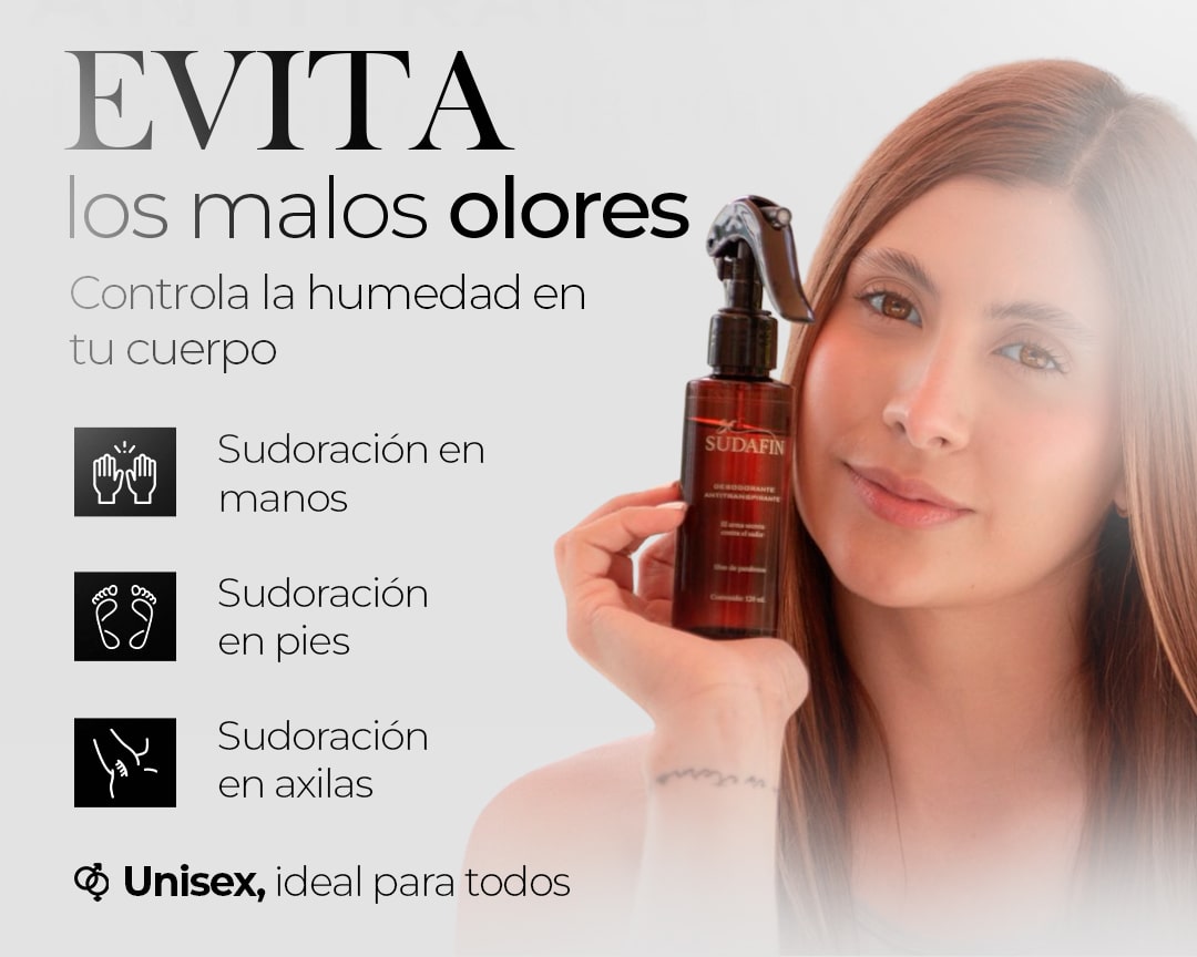 Sudafin - Adios olores fuertes axilas,manos y pies